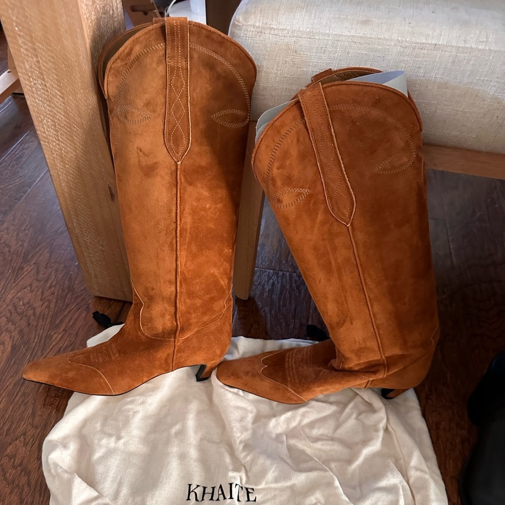 BRAND NEW KHAITE COWBOY BOOTS 40.5